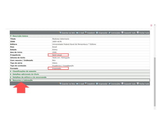 Indexação de Periódicos Científicos