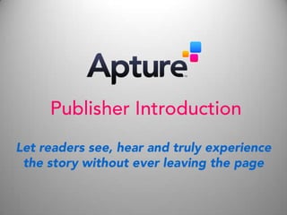 Apture Publisher Intro 1.2