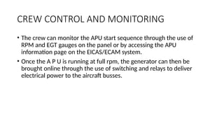 Comprehensive Overview of Aircraft Auxiliary Power Units (APUs) | PPTX