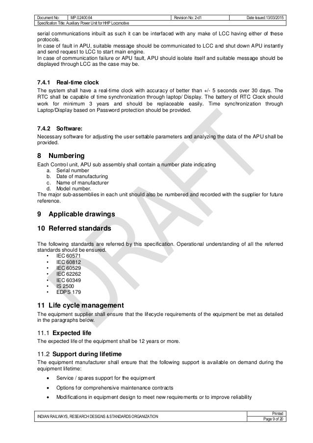Apu rdsodraft specificationmp0240064priliminary revised draft a…