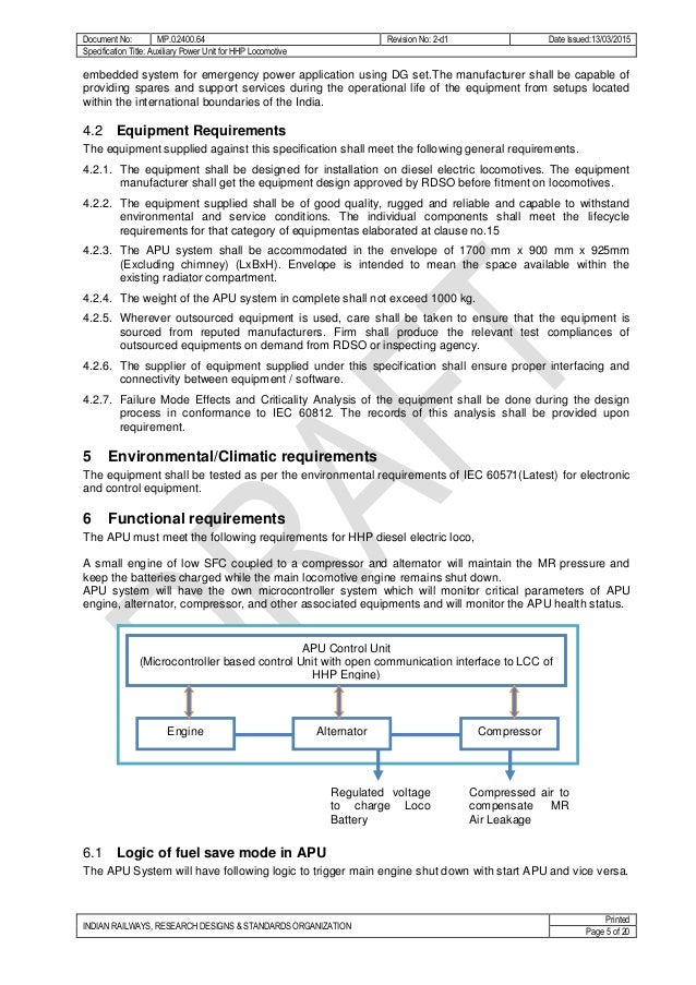 Apu rdsodraft specificationmp0240064priliminary revised draft a…