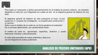 Analisis de Precios Unitarios - Robin Gomez -9799075
