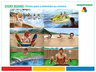 40
STORY BOARD: Filmes para a televisão ou cinema
 