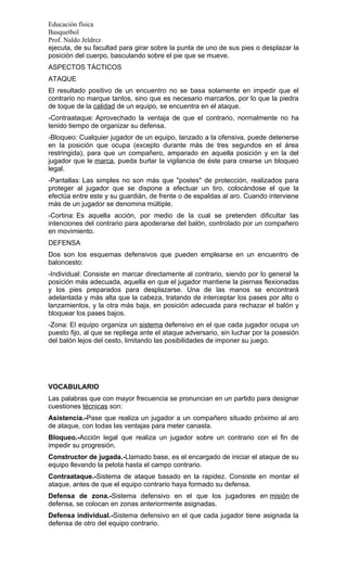 Apunte de basquetbol