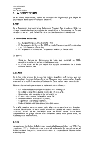 Apunte de basquetbol