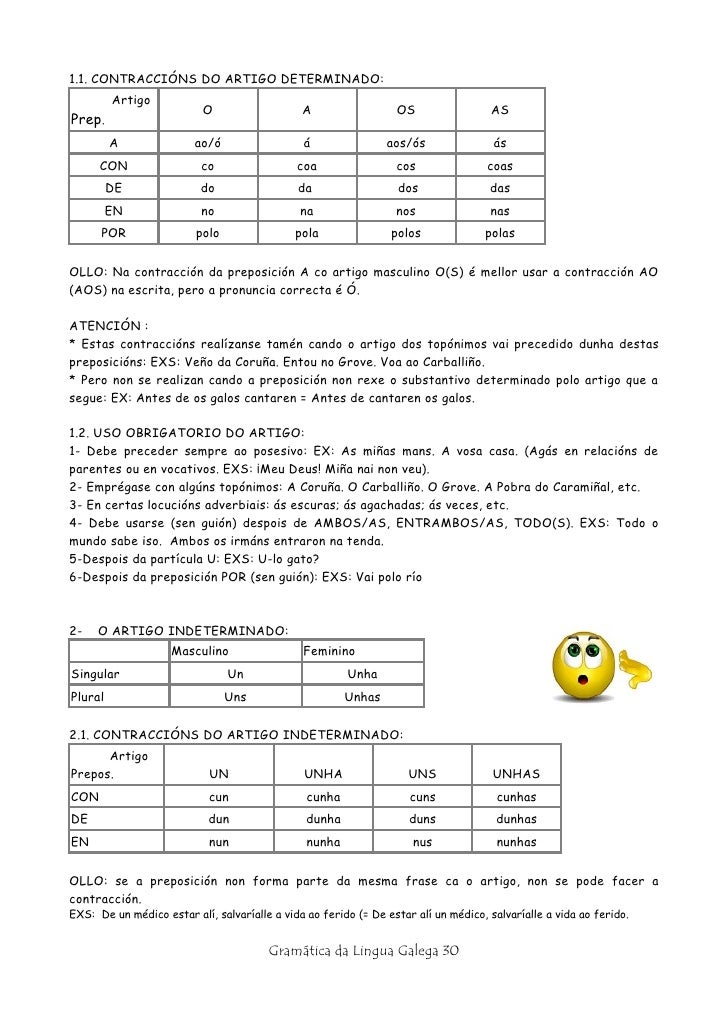 Artigos gramatica