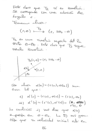 Primer ejemplo de espacio-tiempo curvo (y ii)