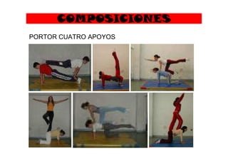 COMPOSICIONES
PORTOR CUATRO APOYOS
 
