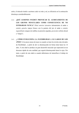 Apuntes condición física 3º