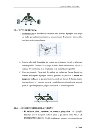 Apuntes condición física 3º