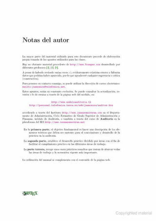 Apuntes de auditoria