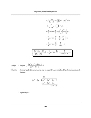 Apuntes de calculo integral fracciones parciales (9) pof. luis castro pérez