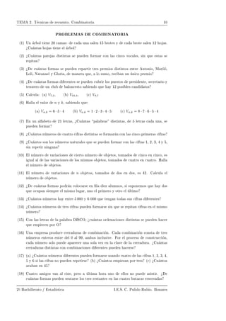 Ì Å ¾º Ì 
Ò 
 × Ö 
Ù ÒØÓº ÓÑ Ò ØÓÖ ½¼
ÈÊÇ Ä Å Ë ÇÅ ÁÆ ÌÇÊÁ
´½µ ÍÒ Ö ÓÐ Ø Ò ¾¼ Ö Ñ × 
 ÙÒ × Ð Ò ½ ÖÓØ × Ý 
 ÖÓØ × Ð Ò ½¾ Ó ×º
Ù ÒØ × Ó × Ø Ò Ð Ö ÓÐ
´¾µ Ù ÒØ × Ô Ö × ×Ø ÒØ × × ÔÙ Ò ÓÖÑ Ö 
ÓÒ Ð × 
 Ò
Ó ÚÓ
 Ð ×¸ × Ò ÕÙ ×Ø × ×
Ö Ô Ø Ò
´¿µ 
Ù ÒØ × ÓÖÑ × × ÔÙ Ò Ö Ô ÖØ Ö ØÖ × ÔÖ Ñ Ó× ×Ø ÒØÓ× ÒØÖ ÒØÓÒ Ó¸ Å Ö ÐÓ¸
ÄÓÐ ¸ Æ Ø Ò Ð Ý ÐÓÖ ¸ Ñ Ò Ö ÕÙ ¸ ÐÓ ×ÙÑÓ¸ Ö 
 Ò ÙÒ ÙÒ 
Ó ÔÖ Ñ Ó
´ µ 
Ù ÒØ × ÓÖÑ × Ö ÒØ × × ÔÙ Ò 
Ù Ö Ö ÐÓ× ÔÙ ×ØÓ× ÔÖ × ÒØ ¸ × 
Ö Ø Ö Ó Ý
Ø ×ÓÖ ÖÓ ÙÒ 
ÐÙ ÐÓÒ
 ×ØÓ × Ò Ó ÕÙ Ý ½¾ ÔÓ× Ð × 
 Ò ØÓ×
´ µ Ð
ÙÐ ´ µ Î ¿¸ ´ µ Î½¼ ¸ ´
µ Î
´ µ À ÐÐ Ð Ú ÐÓÖ Ò Ý ¸ × Ò Ó ÕÙ
´ µ ÎÒ ¡ ¡ ´ µ ÎÒ ½¡¾¡¿¡ ¡ ´
µ ÎÒ ¡ ¡ ¡ ¡
´ µ Ò ÙÒ Ð ØÓ ¾½ Ð ØÖ ×¸ Ù ÒØ × Ô Ð Ö × ×Ø ÒØ ×¸ Ð ØÖ × 
 ÙÒ ¸ ×
ÔÙ Ò ÓÖÑ Ö
´ µ Ù ÒØÓ× ÒÙÑ ÖÓ× 
Ù ØÖÓ 
 Ö × ×Ø ÒØ × × ÓÖÑ Ö Ò 
ÓÒ Ð × 
 Ò
Ó ÔÖ Ñ Ö × 
 Ö ×
´ µ Ù ÒØÓ× ×ÓÒ ÐÓ× ÒÙÑ ÖÓ× Ò ØÙÖ Ð × ÕÙ × ÔÙ Ò ÓÖÑ Ö 
ÓÒ Ð × 
 Ö × ½¸ ¾¸ ¿¸ Ý ¸
× Ò Ö Ô Ø Ö Ò Ò ÙÒ
´½¼µ Ð ÒÙÑ ÖÓ Ú Ö 
 ÓÒ × 
 ÖØÓ ÒÙÑ ÖÓ Ó ØÓ×¸ ØÓÑ Ó× 
 Ò
Ó Ò 
 Ò
Ó¸ ×
Ù Ð Ð Ð × Ú Ö 
 ÓÒ × ÐÓ× Ñ ×ÑÓ× Ó ØÓ×¸ ØÓÑ Ó× 
Ù ØÖÓ Ò 
Ù ØÖÓº À ÐÐ
Ð ÒÙÑ ÖÓ Ó ØÓ×º
´½½µ Ð ÒÙÑ ÖÓ Ú Ö 
 ÓÒ × Ò Ó ØÓ×¸ ØÓÑ Ó× Ó× Ò Ó×¸ × ¾º Ð
ÙÐ Ð
ÒÙÑ ÖÓ Ó ØÓ×º
´½¾µ 
Ù ÒØ × ÓÖÑ × ÔÓ Ö Ò 
ÓÐÓ
 Ö× Ò ¬Ð Þ ÐÙÑÒÓ×¸ × ×ÙÔÓÒ ÑÓ× ÕÙ Ý Ó×
ÕÙ Ó
ÙÔ Ò × ÑÔÖ Ð Ñ ×ÑÓ ÐÙ Ö¸ ÙÒÓ Ð ÔÖ Ñ ÖÓ Ý ÓØÖÓ Ð ÙÐØ ÑÓ
´½¿µ Ù ÒØÓ× ÒÙÑ ÖÓ× Ý ÒØÖ ¼¼¼ Ý ¼¼¼ ÕÙ Ø Ò Ò ØÓ × ×Ù× 
 Ö × Ö ÒØ ×
´½ µ Ù ÒØÓ× ÒÙÑ ÖÓ× ØÖ × 
 Ö × ÔÙ Ò ÓÖÑ Ö× × Ò ÕÙ × Ö Ô Ø Ò 
 Ö × Ò Ð Ñ ×ÑÓ
ÒÙÑ ÖÓ
´½ µ ÓÒ Ð × Ð ØÖ × Ð Ô Ð Ö ÁË Ç¸ 
Ù ÒØ × ÓÖ Ò 
 ÓÒ × ×Ø ÒØ × × ÔÙ Ò 
 Ö
ÕÙ ÑÔ 
 Ò ÔÓÖ Ç
´½ µ ÍÒ ÑÔÖ × ÔÖÓ Ù
 
 ÖÖ ÙÖ × 
ÓÑ Ò 
 ÓÒº 
ÓÑ Ò 
 ÓÒ 
ÓÒ×Ø ØÖ ×
ÒÙÑ ÖÓ× ÒØ ÖÓ× ÒØÖ Ð ¼ Ð ¸ Ñ Ó× Ò
ÐÙ× Ú º ÈÓÖ Ð ÔÖÓ
 ×Ó 
ÓÒ×ØÖÙ

 ÓÒ¸

 ÒÙÑ ÖÓ ×ÓÐÓ ÔÙ Ô Ö 
 Ö ÙÒ ×ÓÐ Ú Þ Ò Ð 
Ð Ú Ð 
 ÖÖ ÙÖ º Ù ÒØ ×

 ÖÖ ÙÖ × ×Ø ÒØ × 
ÓÒ 
ÓÑ Ò 
 ÓÒ × Ö ÒØ × ÔÙ Ò 
 Ö×
´½ µ ´ µ Ù ÒØÓ× ÒÙÑ ÖÓ× Ö ÒØ × ÔÙ Ò ÓÖÑ Ö× Ù× Ò Ó 
Ù ØÖÓ Ð × 
 Ö × ½¸ ¾¸ ¿¸ ¸
Ý × Ð × 
 Ö × ÒÓ ÔÙ Ò Ö Ô Ø Ö× ´ µ Ù ÒØÓ× ÑÔ Þ Ò ÔÓÖ ØÖ × ´
µ Ù ÒØÓ×

 Ò Ò
´½ µ Ù ØÖÓ Ñ Ó× Ú Ò Ð 
 Ò ¸ Ô ÖÓ ÙÐØ Ñ ÓÖ ÙÒÓ ÐÐÓ× ÒÓ ÔÙ × ×Ø Öº

Ù ÒØ × ÓÖÑ × ÔÙ Ò × ÒØ Ö× ÐÓ× ØÖ × Ö ×Ø ÒØ × Ò Ð × 
Ù ØÖÓ ÙØ 
 × Ö × ÖÚ ×
¾Æ 
 ÐÐ Ö ØÓ » ×Ø ×Ø 
 Áº ºËº º ÈÙÐ Ó ÊÙ Óº ÓÒ Ö ×
 