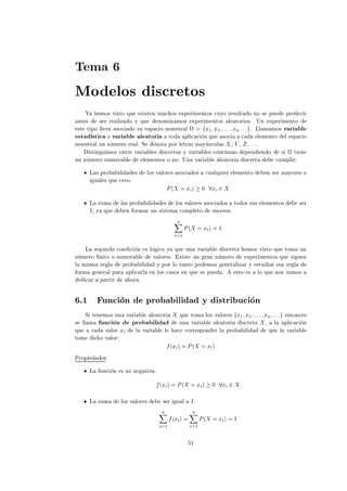 Ì Ñ
ÅÓ ÐÓ× ×
Ö ØÓ×
ÑÓ× Ú ×ØÓ ÕÙ Ü ×Ø Ò ÑÙ
 Ó× ÜÔ Ö Ñ ÒØÓ× 
ÙÝÓ Ö ×ÙÐØ Ó ÒÓ × ÔÙ ÔÖ 
 Ö
ÒØ × × Ö Ö Ð Þ Ó Ý ÕÙ ÒÓÑ Ò ÑÓ× ÜÔ Ö Ñ ÒØÓ× Ð ØÓÖ Ó×º ÍÒ ÜÔ Ö Ñ ÒØÓ
×Ø Ø ÔÓ ÐÐ Ú ×Ó
 Ó ×Ù ×Ô 
 Ó ÑÙ ×ØÖ Ð ª Ü½ Ü¾ ººº ÜÒ ººº º ÄÐ Ñ ÑÓ× Ú Ö Ð
×Ø ×Ø 
 Ó Ú Ö Ð Ð ØÓÖ ØÓ ÔÐ 
 
 ÓÒ ÕÙ ×Ó
 
 Ð Ñ ÒØÓ Ð ×Ô 
 Ó
ÑÙ ×ØÖ Ð ÙÒ ÒÙÑ ÖÓ Ö Ðº Ë ÒÓØ ÔÓÖ Ð ØÖ × Ñ ÝÙ×
ÙÐ × ¸ ¸ ¸ ººº
×Ø Ò Ù ÑÓ× ÒØÖ Ú Ö Ð × ×
Ö Ø × Ý Ú Ö Ð × 
ÓÒØ ÒÙ × Ô Ò Ò Ó × ª Ø Ò
ÙÒ ÒÙÑ ÖÓ ÒÙÑ Ö Ð Ð Ñ ÒØÓ× Ó ÒÓº ÍÒ Ú Ö Ð Ð ØÓÖ ×
Ö Ø 
ÙÑÔÐ Ö
¯ Ä × ÔÖÓ Ð × ÐÓ× Ú ÐÓÖ × ×Ó
 Ó× 
Ù ÐÕÙ Ö Ð Ñ ÒØÓ Ò × Ö Ñ ÝÓÖ × Ó
Ù Ð × ÕÙ 
 ÖÓº
È´ Ü µ ¼ Ü ¾
¯ Ä ×ÙÑ Ð × ÔÖÓ Ð × ÐÓ× Ú ÐÓÖ × ×Ó
 Ó× ØÓ Ó× ×Ù× Ð Ñ ÒØÓ× × Ö
½¸ Ý ÕÙ Ò ÓÖÑ Ö ÙÒ × ×Ø Ñ 
ÓÑÔÐ ØÓ ×Ù
 ×Ó×º
Ò
Ü ½
È´ Ü µ ½
Ä × ÙÒ 
ÓÒ 
 ÓÒ × ÐÓ 
 Ý ÕÙ ÙÒ Ú Ö Ð ×
Ö Ø ÑÓ× Ú ×ØÓ ÕÙ ØÓÑ ÙÒ
ÒÙÑ ÖÓ ¬Ò ØÓ Ó ÒÙÑ Ö Ð Ú ÐÓÖ ×º Ü ×Ø ÙÒ Ö Ò ÒÙÑ ÖÓ ÜÔ Ö Ñ ÒØÓ× ÕÙ × Ù Ò
Ð Ñ ×Ñ Ö Ð ÔÖÓ Ð Ý ÔÓÖ ÐÓ Ø ÒØÓ ÔÓ ÑÓ× Ò Ö Ð Þ Ö Ý ×ØÙ Ö × Ö Ð
ÓÖÑ Ò Ö Ð Ô Ö ÔÐ 
 ÖÐ Ò ÐÓ× 
 ×Ó× Ò ÕÙ × ÔÙ º ×ØÓ × ÐÓ ÕÙ ÒÓ× Ú ÑÓ×

 Ö Ô ÖØ Ö ÓÖ º
º½ ÙÒ
 ÓÒ ÔÖÓ Ð Ý ×ØÖ Ù
 ÓÒ
Ë Ø Ò ÑÓ× ÙÒ Ú Ö Ð Ð ØÓÖ ÕÙ ØÓÑ ÐÓ× Ú ÐÓÖ × Ü½ Ü¾ ººº ÜÒ ººº ÒØÓÒ
 ×
× ÐÐ Ñ ÙÒ
 ÓÒ ÔÖÓ Ð ÙÒ Ú Ö Ð Ð ØÓÖ ×
Ö Ø ¸ Ð ÔÐ 
 
 ÓÒ
ÕÙ 
 Ú ÐÓÖ Ü Ð Ú Ö Ð Ð 
 
ÓÖÖ ×ÔÓÒ Ö Ð ÔÖÓ Ð ÕÙ Ð Ú Ö Ð
ØÓÑ 
 Ó Ú ÐÓÖ
´Ü µ È´ Ü µ
ÈÖÓÔ ×
¯ Ä ÙÒ
 ÓÒ × ÒÓ Ò Ø Ú º
´Ü µ È´ Ü µ ¼ Ü ¾
¯ Ä ×ÙÑ ÐÓ× Ú ÐÓÖ × × Ö Ù Ð ½º
Ò
Ü ½
´Ü µ
Ò
Ü ½
È´ Ü µ ½
½
 