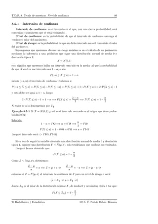 Ì Å º Ì ÓÖ ÑÙ ×ØÖ ×º Æ Ú Ð 
ÓÒ¬ ÒÞ
º º½ ÁÒØ ÖÚ ÐÓ× 
ÓÒ¬ ÒÞ
ÁÒØ ÖÚ ÐÓ 
ÓÒ¬ ÒÞ × Ð ÒØ ÖÚ ÐÓ Ò Ð ÕÙ ¸ 
ÓÒ ÙÒ 
 ÖØ ÔÖÓ Ð ¸ ×Ø

ÓÒØ Ò Ó Ð Ô Ö Ñ ØÖÓ ÕÙ × ×Ø ×Ø Ñ Ò Óº
Æ Ú Ð 
ÓÒ¬ ÒÞ × Ð ÔÖÓ Ð ÕÙ Ð ÒØ ÖÚ ÐÓ 
ÓÒ¬ ÒÞ 
ÓÒØ Ò Ð
Ú Ö ÖÓ Ú ÐÓÖ Ð Ô Ö Ñ ØÖÓº
Æ Ú Ð Ö × Ó × Ð ÔÖÓ Ð ÕÙ Ò 
 Ó ÒØ ÖÚ ÐÓ ÒÓ ×Ø 
ÓÒØ Ò Ó Ð Ú ÐÓÖ
Ð Ô Ö Ñ ØÖÓº
ËÙÔÓÒ ÑÓ× ÕÙ ÕÙ Ö ÑÓ× Ó Ø Ò Ö ÙÒ Ö × Ó Ñ Ü ÑÓ « Ò Ð 
 Ð
ÙÐÓ ÙÒ Ô Ö Ñ ØÖÓ
Ñ ÒØ Ð Ò Ö Ò
 ÙÒ ÔÓ Ð 
 ÓÒ ÕÙ × Ù ÙÒ ×ØÖ Ù
 ÓÒ ÒÓÖÑ Ð Ñ ¼ Ý
×Ú 
 ÓÒ Ø Ô 
 ½
Æ´¼ ½µ
×ØÓ × Ò ¬
 ÕÙ ÕÙ Ö ÑÓ× ÐÐ Ö ÙÒ ÒØ ÖÚ ÐÓ 
 ÒØÖ Ó Ò Ð Ñ Ø Ð ÕÙ Ð ÔÖÓ Ð
ÕÙ ×Ø Ò × ÒØ ÖÚ ÐÓ × ½ «¸ Ó ×
È´  µ ½ «
× Ò Ó ´  µ Ð ÒØ ÖÚ ÐÓ 
ÓÒ¬ ÒÞ º À ÐÐ ÑÓ×
È´  µ È´ µ È´   µ È´ µ ´½ È´ µµ ¾¡È´ µ ½
Ý ×ØÓ × Ö Ù Ð ½ «¸ ÐÙ Ó
¾¡È´ µ  ½ ½ « µ È´ µ ¾ «
¾ µ È´ µ ½  «
¾
Ð Ú ÐÓÖ ÐÓ ÒÓØ Ö ÑÓ× ÔÓÖ «
¾
ÑÔÐÓ º º½ Ë Æ´¼ ½µ 
Ù Ð × Ð ÒØ ÖÚ ÐÓ 
 ÒØÖ Ó Ò Ð ÓÖ Ò ÕÙ Ø Ò ÔÖÓ ¹
Ð ¼¼ ¾
ËÓÐÙ
 ÓÒ
½ « ¼¼ ¾ µ « ¼¼½ µ «
¾ ¼¼¼
È´ µ ½ ¼¼¼ ¼¼ ½ µ ½¼¿
ÄÙ Ó Ð ÒØ ÖÚ ÐÓ × Ö ´ ½¼¿ ½¼¿ µ
Ë Ò Ú Þ × Ù Ö Ð Ú Ö Ð Ð ØÓÖ ÙÒ ×ØÖ Ù
 ÓÒ ÒÓÖÑ Ð Ñ ¼ Ý ×Ú 
 ÓÒ
Ø Ô 
 ½¸ × Ù × ÙÒ ×ØÖ Ù
 ÓÒ Æ´ µ¸ ×ÓÐÓ Ø Ò Ö ÑÓ× ÕÙ Ø Ô ¬
 Ö ÐÓ× Ö ×ÙÐØ Ó×º
ÄÙ Ó × ÑÓ× Ó Ø Ò Ó ÕÙ
È´ µ ½  «
¾
ÓÑÓ Æ´ µ¸ Ó Ø Ò ÑÓ×
  µ · ¡     µ   ¡
ÒØÓÒ
 × × Æ´ µ Ð ÒØ ÖÚ ÐÓ 
ÓÒ¬ ÒÞ Ô Ö ÙÒ Ò Ú Ð Ö × Ó « × Ö
´   «
¾
¡ · «
¾
¡ µ
ÓÒ «
¾
× Ð Ú ÐÓÖ Ð ×ØÖ Ù
 ÓÒ ÒÓÖÑ Ð ¸ Ñ ¼ Ý ×Ú 
 ÓÒ Ø Ô 
 ½ Ø Ð ÕÙ
È´ «
¾
µ ½  «
¾
¾Æ 
 ÐÐ Ö ØÓ » ×Ø ×Ø 
 Áº ºËº º ÈÙÐ Ó ÊÙ Óº ÓÒ Ö ×
 