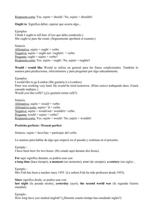 Respuesta corta: Yes, sujeto + should / No, sujeto + shouldn't

Ought to Significa deber, esperar que ocurra algo...

Ejem...