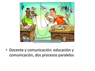 Docente y comunicación: educación y comunicación, dos procesos paralelos