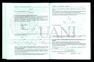 [B}=[A]
que es lo que se quería demostrar ,es decir:
{ F M A ] T
* ( P }
2.3. CASO PARA ESTUDIO. ARMADURA TRIANGULAR
Las relaciones matemáticas establecidas previamente para el caso de una barra aislada, con
inclinación cualquiera, nos permitirá resolver una armadura siguiendo una secuencia lógica
equivalente a la utilizada en el caso de las 2 barras paralelas sometidas a tensión.
Si ignoramos las restricciones impuestas por los apoyos, existen 6 posibles vectores de
desplazamiento que definirán la posición de la armadura después de desplazarse ante la
acción de las fuerzas actuantes.(ver sig. fig.)
Estructura ejemplo a
analizar
L = 200 cm
A = 1 cm2
E = 2,100,000 kg/cm2
1.414L
Y de acuerdo a la definición convencional de una armadura, solo podrán existir 6 fuerzas
externas actuando sobre los nudos.
dy2 Fy2
d y l F y l
dx3 Fx3
dxl Fxl
Puesto que, conocida la magnitud de los desplazamientos de los nudos se conoce de manera
inmediata el estado de esfuerzos y deformaciones de todas las barras, denominaremos a estos
como "puntos de control"
Así, en una armadura cualquiera, debemos seleccionar él numero suficiente de "puntos de
control" que nos permita determinar de manera inmediata el estado de esfuerzos y
deformaciones de todas las barras.
apoyos, se le suele denominar como grado de indeterminación cinemática o grados de
libertad.
Ahora, calculemos la resistencia (rigidez) que ofrece el conjunto de barras interactuando entre
si ante la aparición de los vectores de desplazamiento en los "puntos de control".
Para facilitar la interpretación del modelo matemático de esta rigidez del conjunto (rigidez
total), numeramos los vectores-desplazamiento de la siguiente forma:
D4
/T
y a los nudos y barras así:
0
Cada barra contribuye a la resistencia (rigidez) total que ofrece el conjunto de barras al
desplazamiento y se calcula como se muestra a continuación:
2.3.1. SOLUCIÓN 1: ENSAMBLE DIRECTO DE MATRICES DE RIGIDEZ DE LAS 3
BARRAS
Etapa 1.- Cálculo de la ecuación matricial de cada una de las tres barras
Primero deberemos encontrar la función matemática que nos relacione a los desplazamientos
de los dos extremos de cada barra con las fuerzas externas en los dos extremos que deben
aparecer por necesidades de equilibrio.
Recordando que pbarra= kbarra -ebarra y que ebarra = [A]barra [D]barra sustituyendo a ebarra en
Pbarra tenemos:
Pb arra barra 1 Ibarra barra
por equilibrio, las fuerzas internas deben anularse con las externas
 