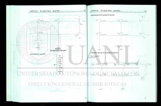 1 1 . 3 7 5 1 . 1 2 5
10 6 6
0 . 5
8 . 6 2 Í
1 3
/V777 / / / / /
Estado 2
"La Estructura Liberada "
Formación del vector Fu:
Fu =
0.5
-11.375
1.125
8.625
- 1 9 . 0
0.5
-10.66
0
10.035
0
Identificación de los grados de libertad:
D 2
DI
D7
D 6
D 3
DIO
77^7
Liberando cada uno de los grados de libertad:
D, = l,Dn = 0
DI
D 6
D 9
D5
 