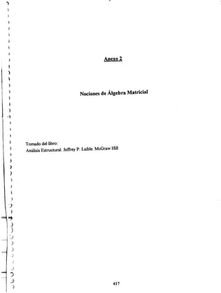 Apuntes del curso analisis estructural i