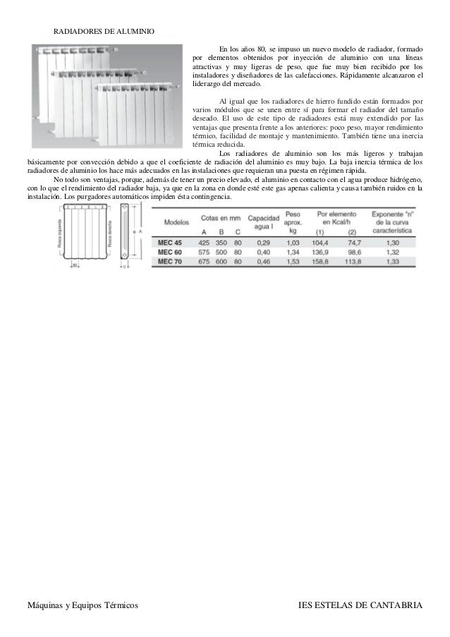 Precio mano de obra calefaccion por radiadores