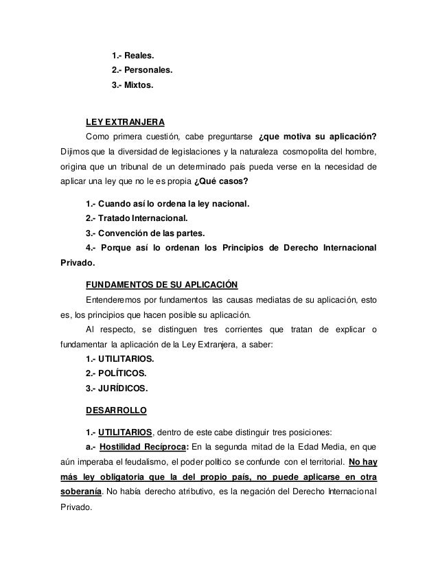 Apuntes Derecho Internacional Privado Parte General
