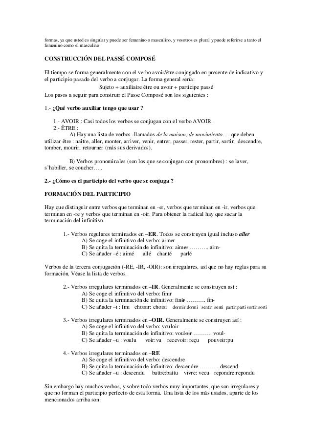 Apuntes Frances 1º 2º Y 3º Eso Con Actividades