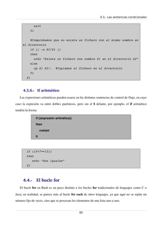 Comandos Shell Y Programacion En La Shell Del Bash