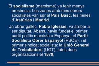 Socialisme o Comunisme És la ideologia que proposen  Marx  i  Engels  (al principi és el mateix) 