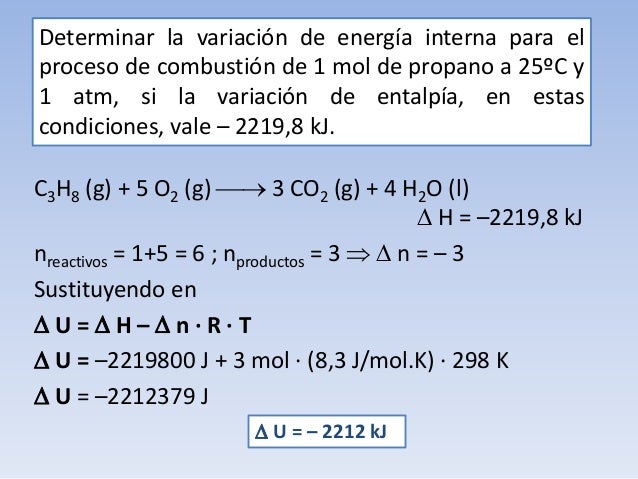 Termoquímica. conceptos y ejercicios