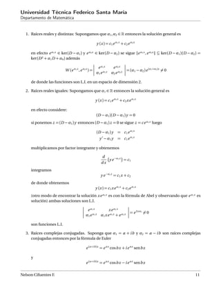 Universidad Técnica Federico Santa María
Departamento de Matemática


  1. Raíces reales y distintas: Supongamos que α1 , ...