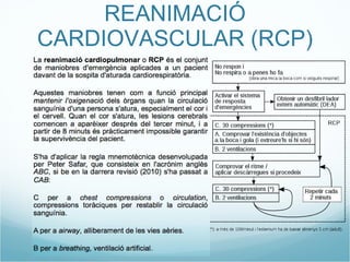 REANIMACIÓ CARDIOVASCULAR (RCP) 