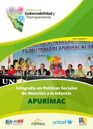 Año 2 / Boletín Nº 2




Infografía en Políticas Sociales
   de Atención a la Infancia

      APURÍMAC
 