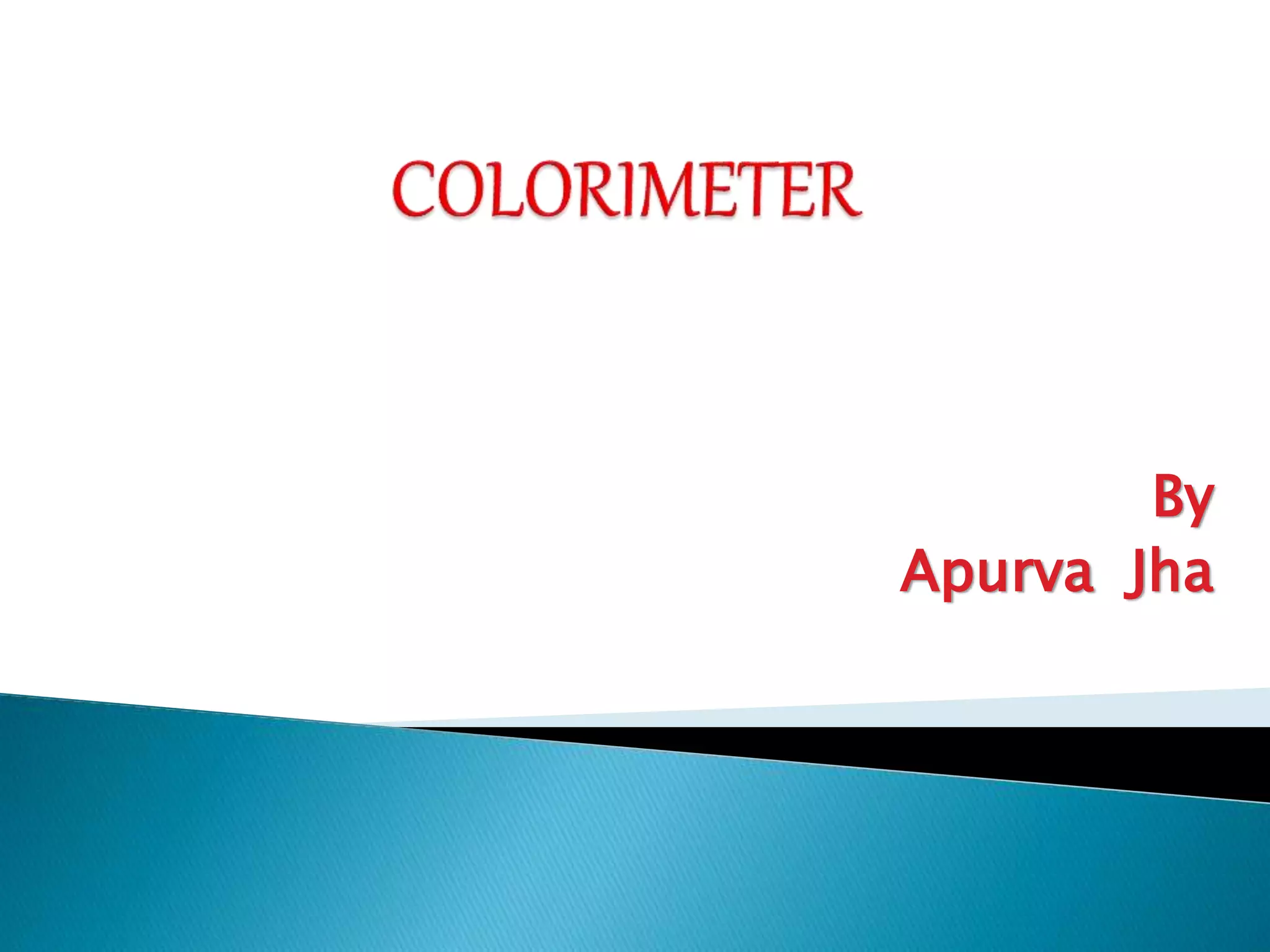 colorimeter PPT
