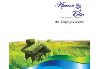 Apurva Elite Brochure : 2 & 3 BHK Flats Apartments. Call Venkat : +919916229967
