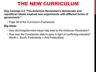 Apush review-key-concept-3.2-revised-2015 | PPTX