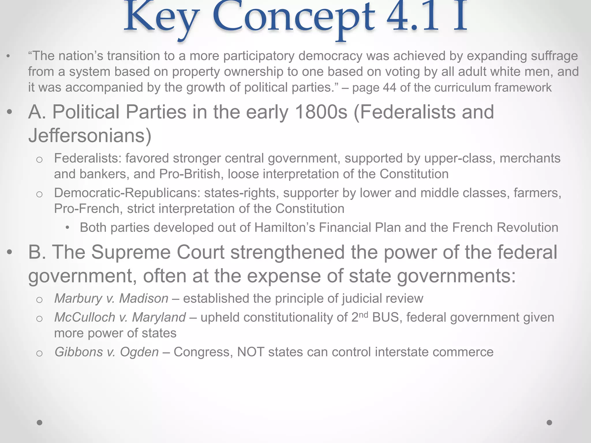 Apush review-key-concept-4.1-revised-2015 | PPTX