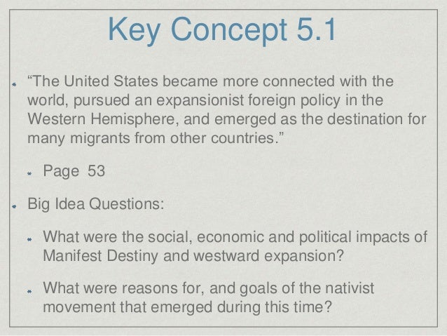 apush review key concept 5 1 revised nativism apush
