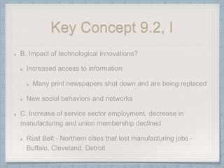 Key Concept 9.2, I
 