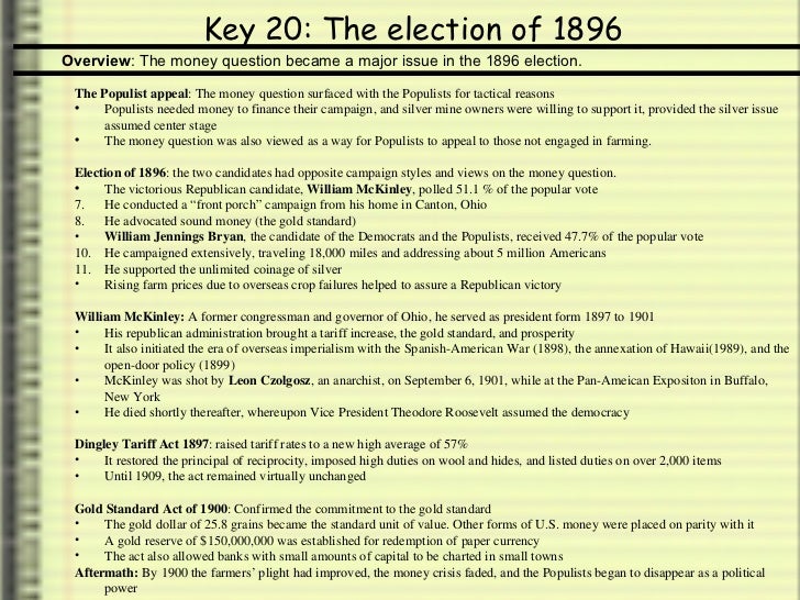 apush keys to unit 6 gilded age politics gilded age apush