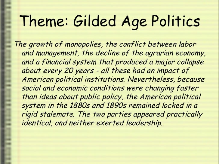 apush keys to unit 6 gilded age politics gilded age apush