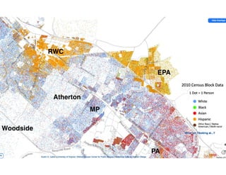 EPA
MP
PA
RWC
Woodside
Atherton
 
