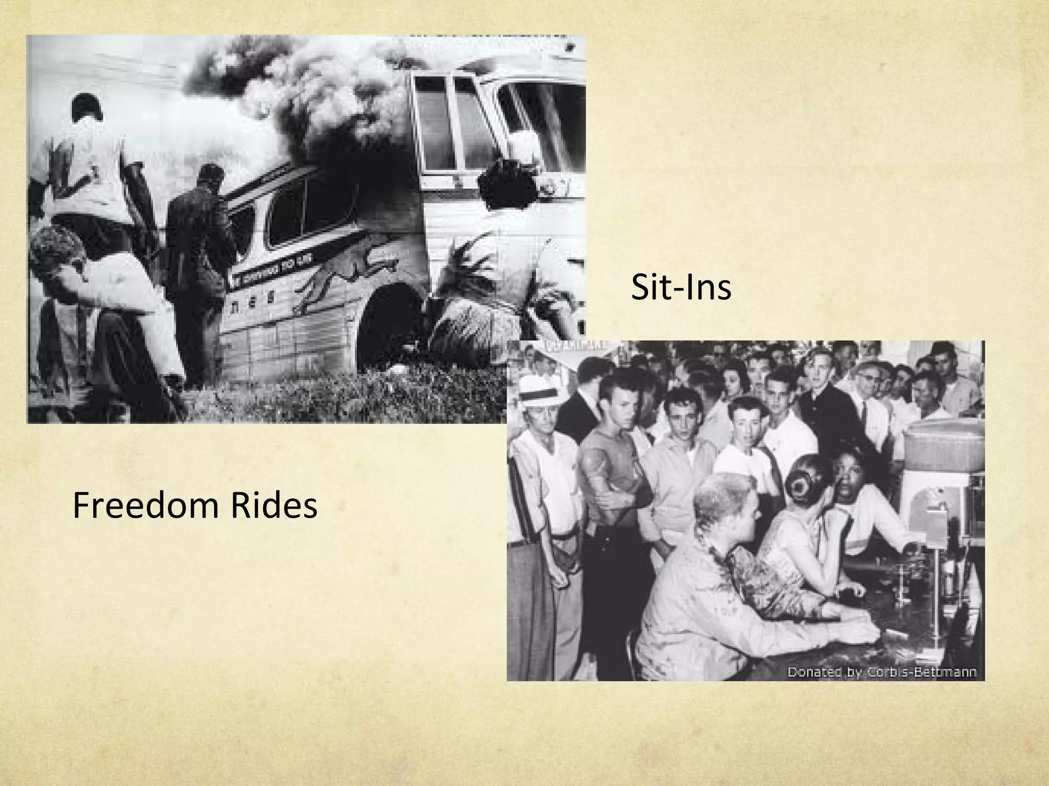 Freedom Rides Sit-Ins 