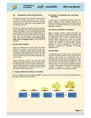 Finding for Start up 