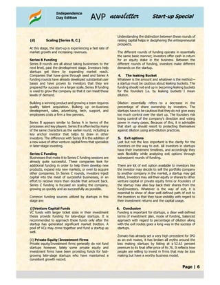 Finding for Start up 