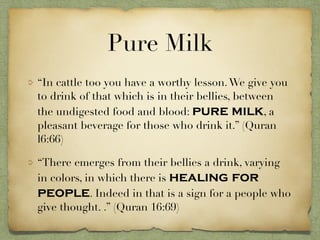 Undigested Milk Image What Islam Teaches You About Healthy Food - Healthy Foods and Myths | PDF