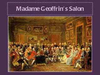 Madame Geoffrin’s Salon 