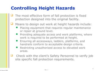 Comprehensive Work at Height Safety Training and Fall Protection | PPT