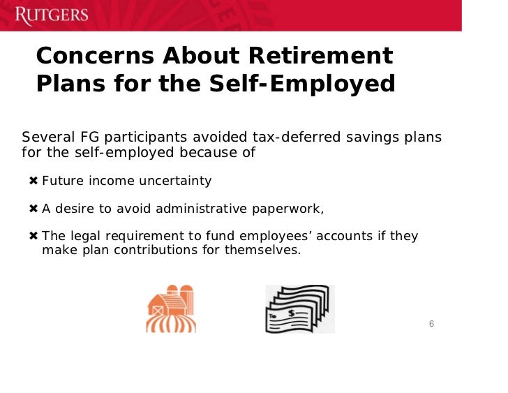 Best retirement options for self employed