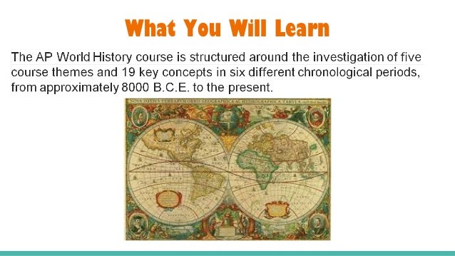 Ap World History Course Description